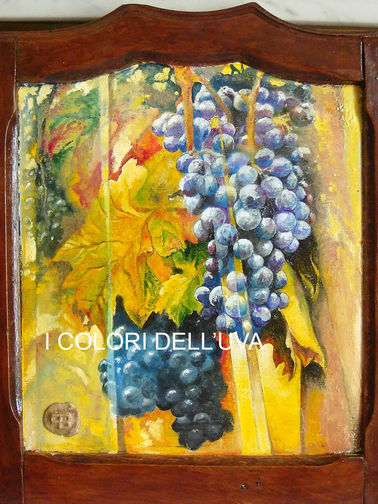 I colori dell'uva (olio su tavola, 22 x 23 cm), 20...