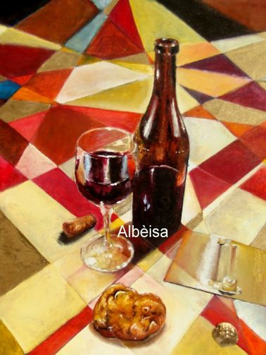 Albèisa (olio su tela, 30 x 40 cm), 2017