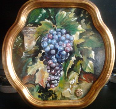 "Pelaverga piccolo", olio su tavola (30 x 30 cm.),...