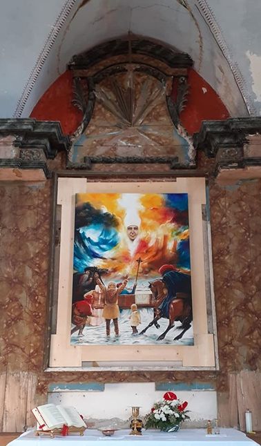 Cappella del Gerbo, olio su tela 142 x 190 cm. - 2...