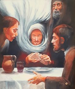 GRANDE TRITTICO DI EMMAUS - LA CENA IN EMMAUS