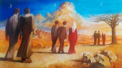 GRANDE TRITTICO DI EMMAUS - CAMMINO PER EMMAUS