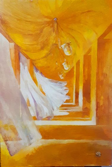Aria (olio su tela, 2025)