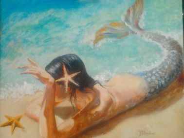 La scelta dei monili (olio 24 x 30 cm)