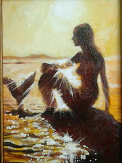 Sirena - Riflessi (olio,13 x 18 cm), 2014